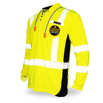#ad #ad KwikSafety ESTIMATOR Hi Vis Reflective Long Sleeve ANSI Class 3 Safety Shirt $32.99