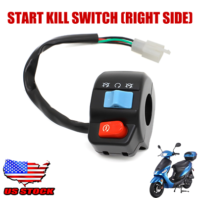 #ad US START KILL SWITCH RIGHT SIDE FOR TAO TAO 50cc QMB139 amp; 150cc GY6 SCOOTERS $15.63
