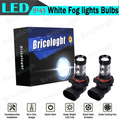 #ad 9006 HB4 LED Fog Light Bulbs Kit For Ford F 150 F 250 F 350 Super Duty 1997 2000 $10.55