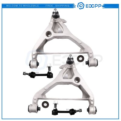 #ad For 05 06 Ford EXPEDITION Suspension 2pcs Cntrol Arm amp; Ball Joints 2pc Sway Bar $206.27