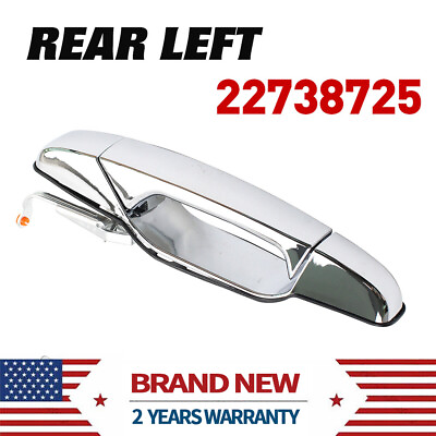 #ad Outside Exterior Chrome Door Handle Rear Driver Side LH for Chevy OEM 22738725 $13.96