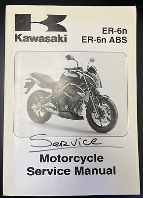 #ad Kawasaki Service Manual 2009 ER 6n ABS 99924 1418 01 $24.00