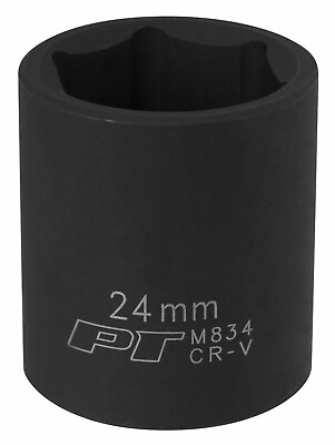 #ad Performance Tool M834 1 2 Inch Drive 24mm 6pt Impact Socket $16.79