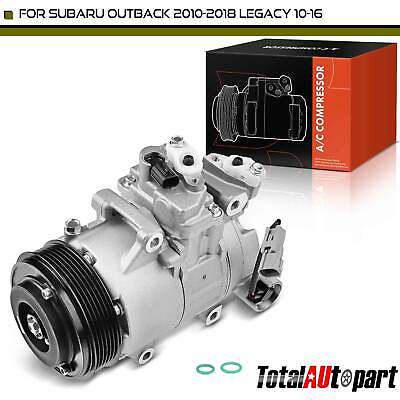#ad 1x AC Compressor w Clutch for Subaru Legacy Outback 2010 2019 H4 2.5L H6 3.6L $134.99