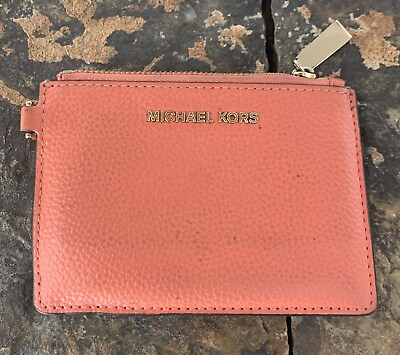 #ad #ad Michael Kors Leather Small Jet Set Wallet. No Handle $20.00