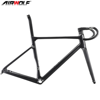 #ad #ad AIRWOLF Carbon Road Bike Frame 700*38c Advanced Lightweight Aero Bike Disc 950g $600.00