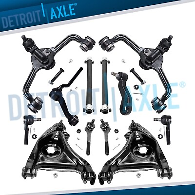 #ad Front Control Arm Tierod Pitman Idler Arm for 95 02 Town Car 12pc Suspension Kit $302.00