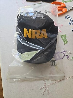 #ad New NRA Membership Embroidered Hat Cap Adjustable Black Gold w USA Flag FastShip $12.00