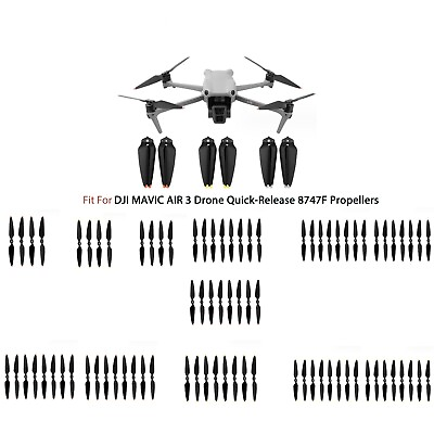 #ad For Rc DJI AIR 3 Drone 4pcs 8pcs 16pcs Low Noise Quick Release 8747F Propellers $11.38