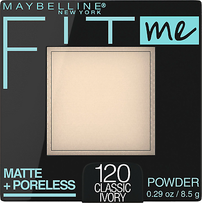 #ad Fit Me Matte Poreless Pressed Face Powder Makeup Classic Ivory 0.29 Oz $25.63