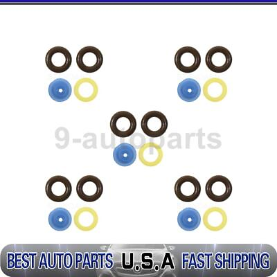 #ad Standard Ignition Fuel Injector Seal Kit 5 Of For Audi 200 Quattro $38.17