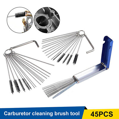 Carburetor Carb Cleaning Jet Cleaner Kit Tool Set For Motorcycle ATV Lawn Mower $8.99