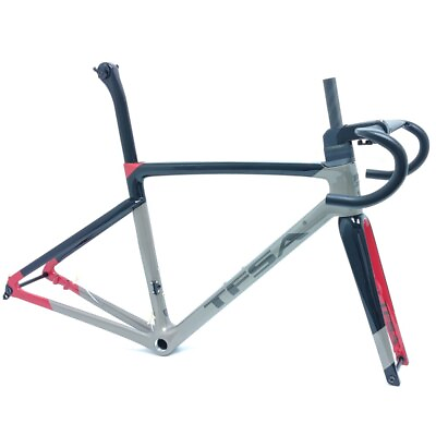 #ad Carbon Frameset BB86 T1000 40 Yarn Road Bicycle Frame 700C Coaxial Disc Brake $785.70