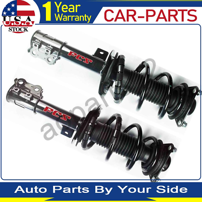 #ad Front Struts Shocks Driver Passe For 2011 2014 Hyundai Sonata With Coil Spring $280.58