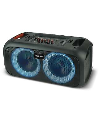 #ad Dolphin SP 2600RBT Dual 6.5quot; Boombox Portable Party Speaker with Shoulder Strap $71.20