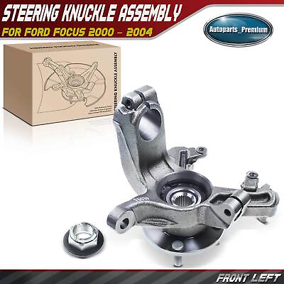 #ad Front LH Steering Knuckle amp; Wheel Hub Bearing Assembly for Ford Focus 2000 2004 $125.99