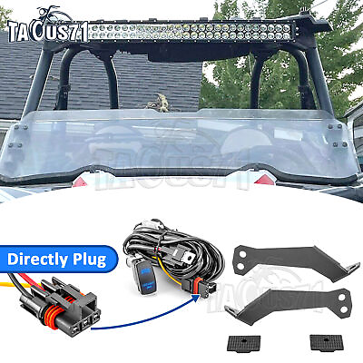 #ad Roof 32quot; LED Light Bar MountMAX 300W Wiring Kit For 2021 Polaris RZR Trail 900 $57.33