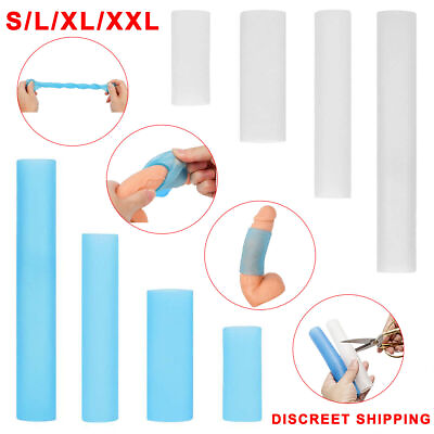 #ad Male Penis Extender Stretcher Max Vacuum Enhancer Enlarger Silicone Sleeve S XXL $9.99