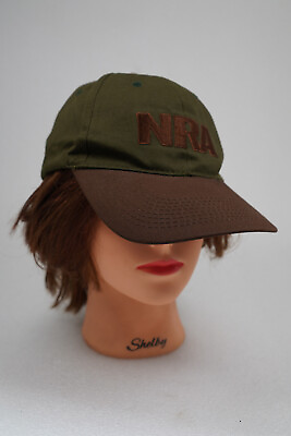#ad National Rifle Association NRA brown green hat Cap Gun Hunting Fishing Adventure $14.99