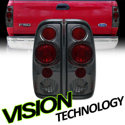 #ad For 97 07 F150 F250 Styleside Smoke Tint Altezza Taillights Taillamps Lamps KS $58.00
