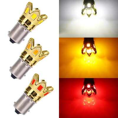#ad 1x LED 1156 1157 Car Electroplated Surface Lamp Turn Bulb Signal Reverse Lights $7.99