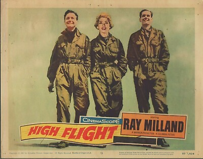 #ad High Flight 1957 11x14 Lobby Card #5 $7.99