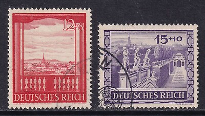 #ad GERMANY 1941 Vienna Fair set of 2 SG 790 791 Used CV £12 GBP 3.99