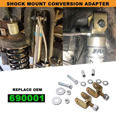 #ad 2X Shock Adapter Bracket Mount to Eyelet Conversion For 690001 Heavy Duty Steel $24.99