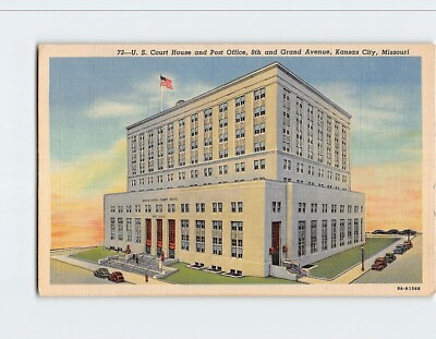 #ad Postcard US Court House and Post office Kansas City Missouri USA $20.97