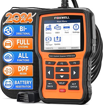 #ad FOXWELL For BMW OBD2 Scanner All System ABS Oil TPMS EPB SAS Reset Bidirectional $142.00
