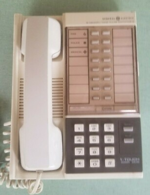 #ad General Electric Office Phone 1 Touch 18 Memory Dialing Redial Model 2 9275a $13.97