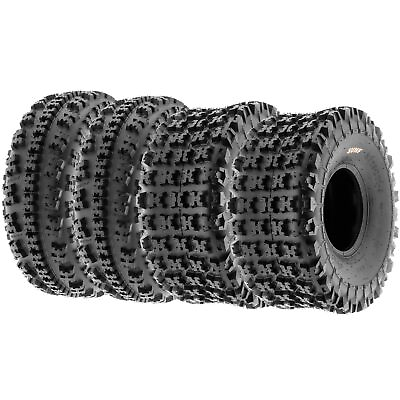 #ad Set of 4 22x7 10 amp; 20x10 9 Replacement ATV Trail 6 Ply Tires A027 by SunF $194.96
