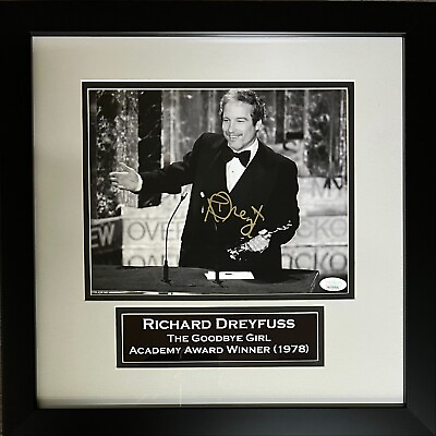 #ad Richard Dreyfuss signed framed 8x10 photo The Goodbye Girl JSA COA Academy Award $135.19