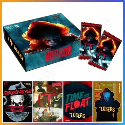 #ad OFFICIAL IT WB Trading Cards 6 Pack Premium Hobby Box Horror Sealed New $37.50