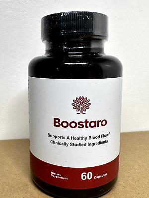 #ad Boostaro Blood Flow Support Max Strength Boostaro 60 Capsules 1 Bottle $21.95