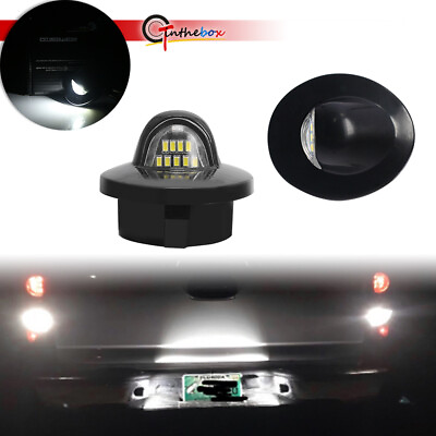 #ad 2x CAN bus White LED License Plate Light Kit For F 150 F 250 F 350 Super Duty $9.99