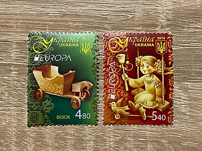 #ad Ukraine 2015 2x Stamp quot;EUROPA — Old Toys. Ukrainian Folk Toysquot; $2.59