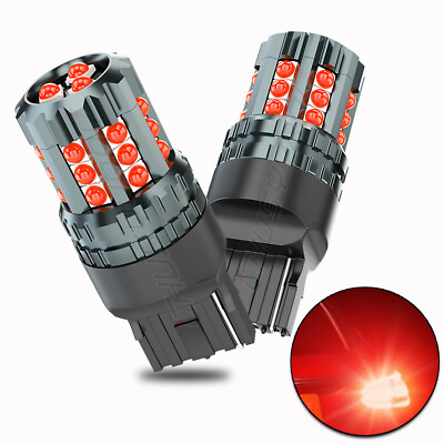 #ad 2X 7443 LED Stop Brake Tail Light Bulbs for Chevy Silverado 1500 2014 2020 2021 $15.99
