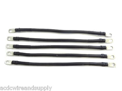 #ad # 6 Awg HD Golf Cart Battery Cable 5 pc Club Car DS 81 Up 36V Set U.S.A MADE $24.88