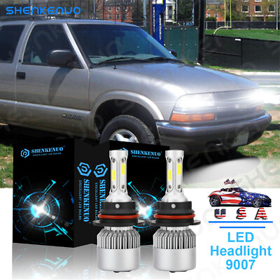 #ad LED Headlight Kit 9007 6000K White Bulbs Hi Low Beam for Equinox 2005 2009 $19.78