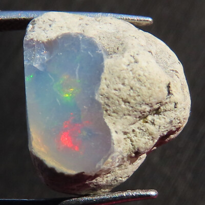 #ad 11.60 CT 100% Natural Multi Flashing ETHIOPIAN OPAL ROUGH 14x14x13 mm gems TR27 $10.72