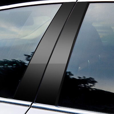 #ad 6x Gloss Black Door Pillar Posts Cover Trim For Infiniti G35 G37 Sedan 2002 2013 $12.48