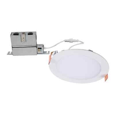 #ad Halo HLB 6 in. New Construction or Remodel Canless Recessed LED Kit $19.95