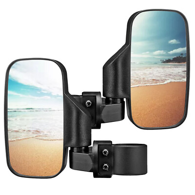 #ad UTV Rear View Side Mirrors Set For Polaris Ranger RZR 570 800 900 XP 1000 Crew $22.95