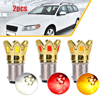 #ad 2pcs P21w Led 1156 1157 Car Light Turn Signal Bulb Reverse Parking Lamp $8.63