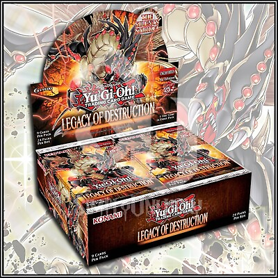 #ad YuGiOh LEGACY OF DESTRUCTION BOOSTER BOX LEDE 1ST EDITION 24 Packs SHIPS 04 26 $70.00