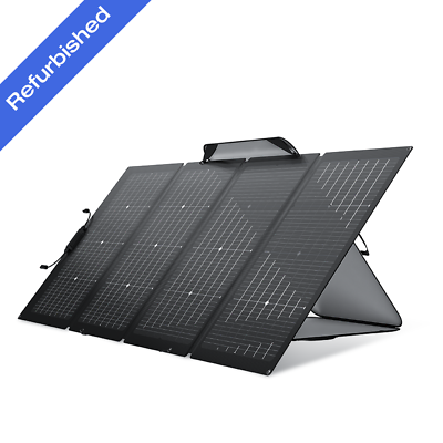 #ad EcoFlow 220W Bifacial Solar Panel Kit for Generator Certified Refurbished $299.00