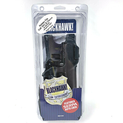 #ad New Blackhawk Holster Fits Colt 1911 amp; Clones Right Hand XIPHOS Weapons Light $24.99