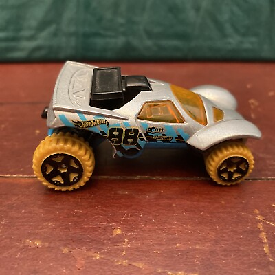 #ad Hot Wheels Dakar #88 Grey Yellow Turquoise Mattel Diecast Collectible Car CDV48 $10.00