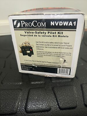 #ad ProCom Safety Pilot Manual Valve Kit And LP Conversion Kit Model NVDWA1 $56.99